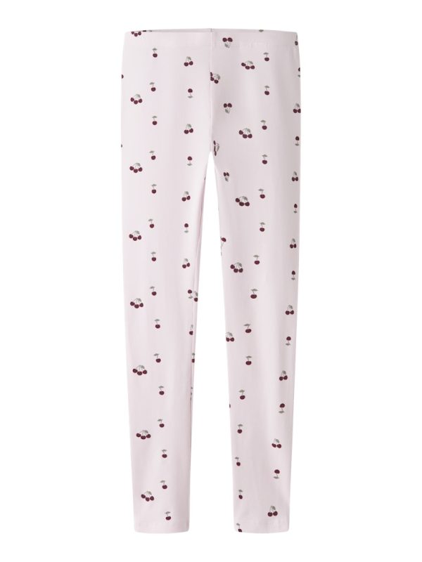 NAME IT NkfVivian kirsikka leggings Cradle Pink with Cherries