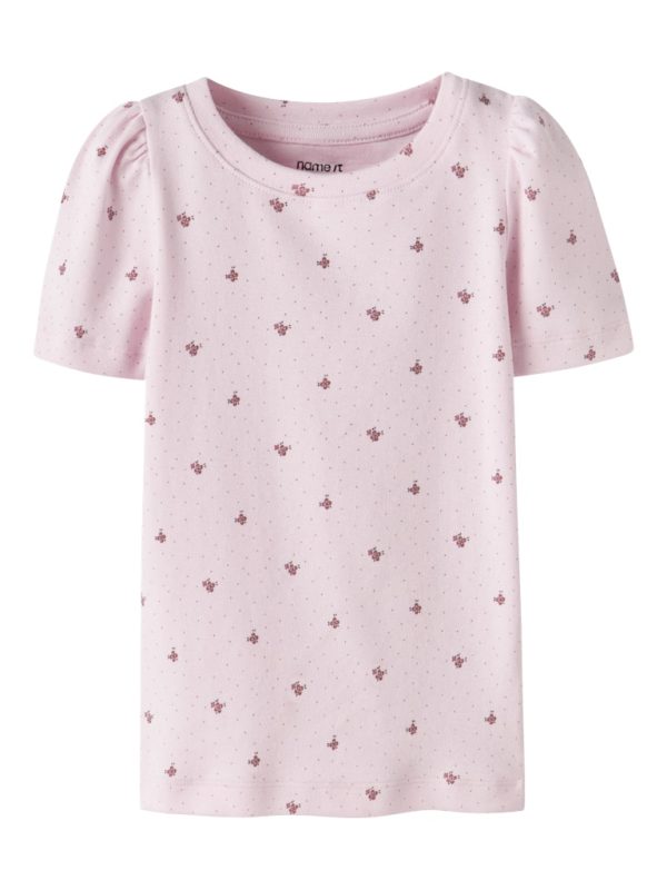 NAME IT NmfHannis extra slim fit t-paita Cradle Pink