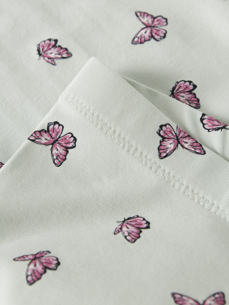 NAME IT NkfVivian leggings Pale Aqua Small Butterflies TULOSSA LÄHIPÄIVIEN AIKANA - Image 2