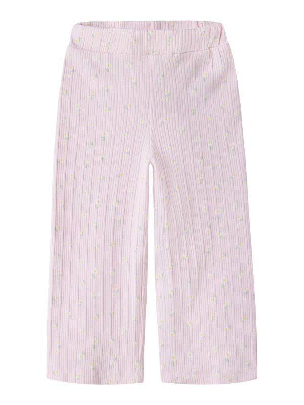 NAME IT NmfJelly wide pants leveät housut Cradle Pink