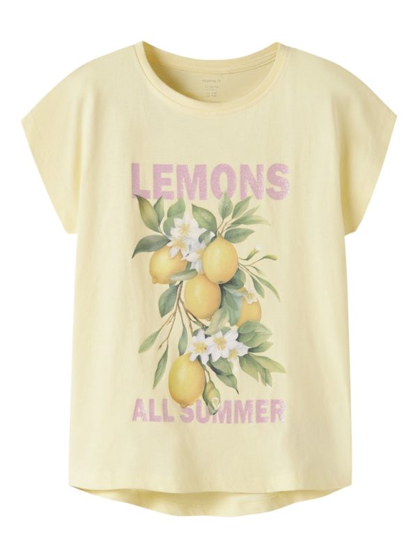 NAME IT NkfVotia sitruuna t-paita Double Cream Butter Lemons
