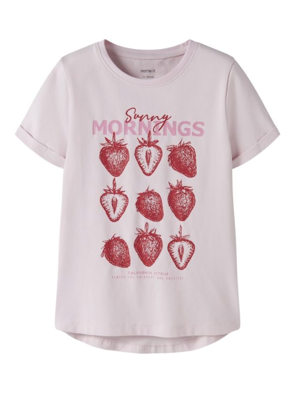 NAME IT NkfVix t-paita mansikat Cradle Pink Strawberries - 134/140