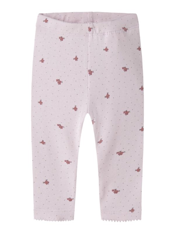 NAME IT NbfHitta vauvan leggings Cradle Pink