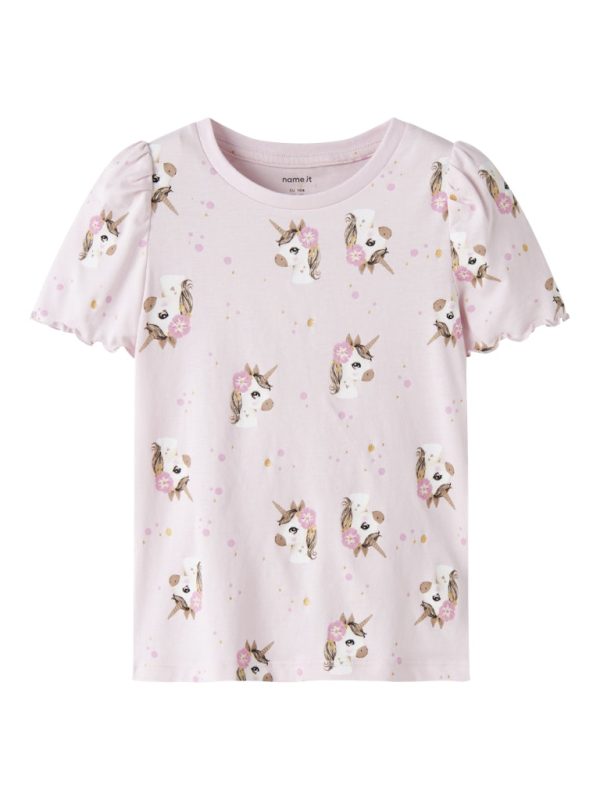 NAME IT NmfJalisa unicorn t-paita Cradle Pink