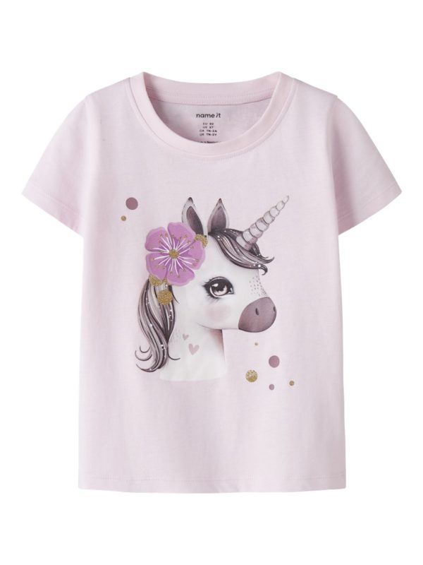 NAME IT NmfJalisara unicorn t-paita Cradle Pink
