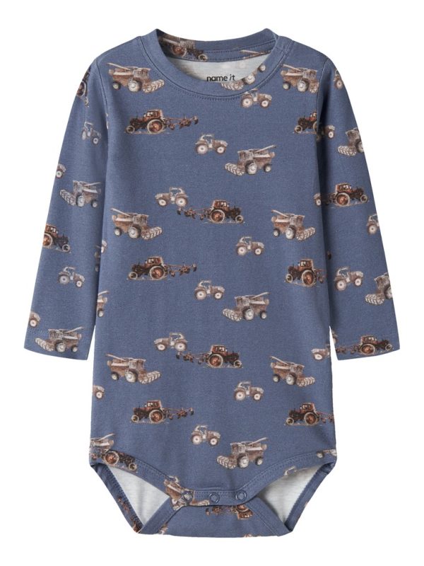 NAME IT NbmJanol työkoneet body Vintage Indigo