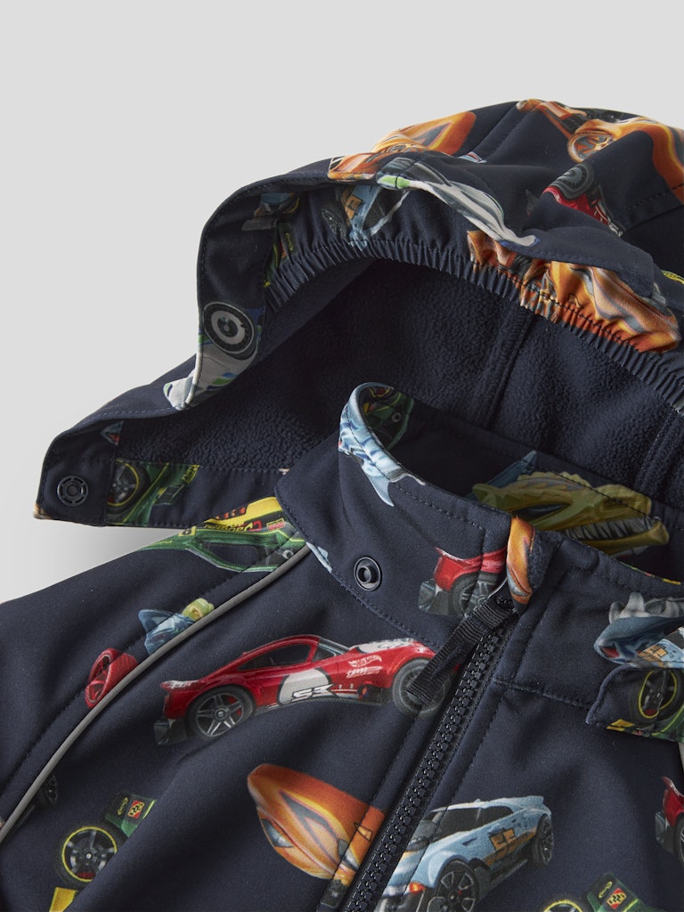 NAME IT NmmAlfa08 softshellhaalari softshellvälikausihaalari fleecevuorella HotWheels Navy Blazer - Image 4