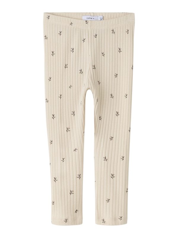 NAME IT NmfBessa slim leggings Buttercream