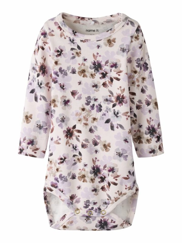 NAME IT NbfKayla extra slim fit body Calcite Grape Compote / Shopping Bag