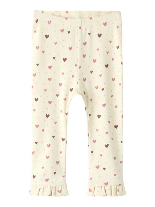 NAME IT NbfHayla extra slim fit leggings Almond Milk