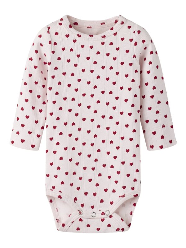 NAME IT NbfHilary slim body hearts Mauve Morn