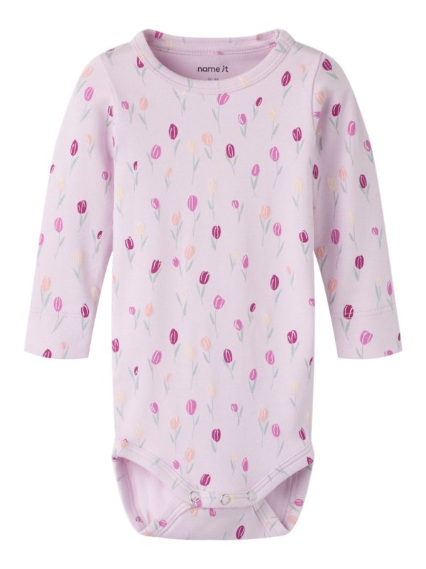 NAME IT NbfHina extra slim fit body Winsome Orchid