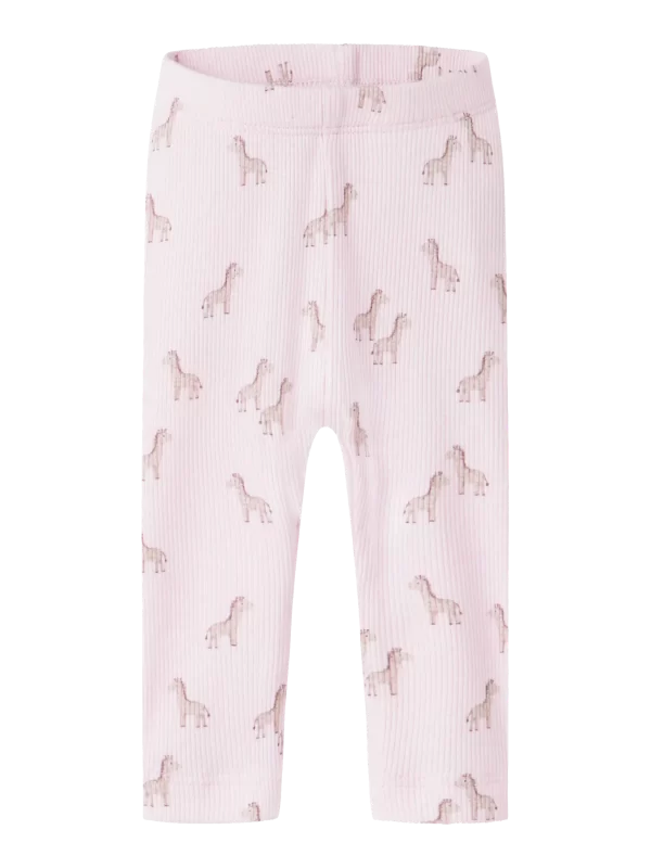NAME IT NbfHalena kirahvit ribbileggings Cradle Pink