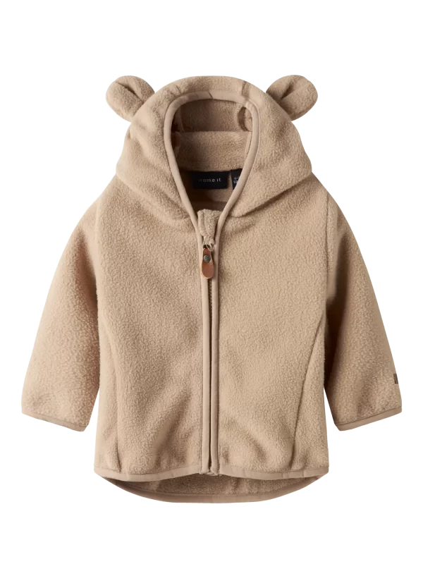 NAME IT NbnMekko bear takki nallenkorvat hupussa Silver Mink