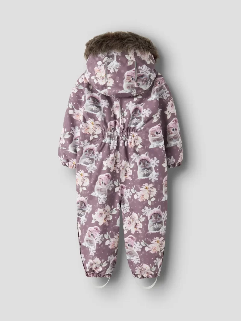 NAME IT NmfSnow10 talvihaalari toppahaalari Grape Shake Snow Bunny ENNAKKOTILAUS - Image 3