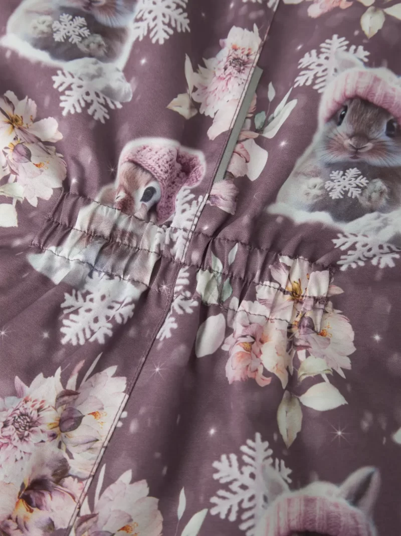 NAME IT NmfSnow10 talvihaalari toppahaalari Grape Shake Snow Bunny ENNAKKOTILAUS - Image 5