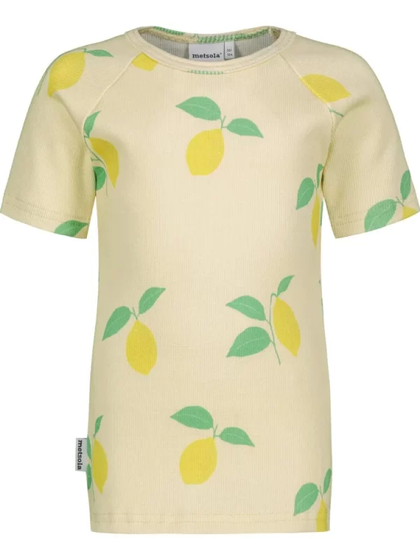 METSOLA Lemon Tree ribbipaita rib t-paita Lemon Sorbet