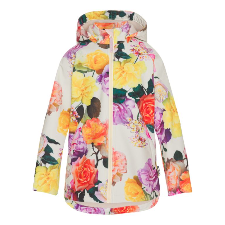 MOLO KIDS Hillary softshellvälikausitakki fleecevuorella Rose Park Yellow