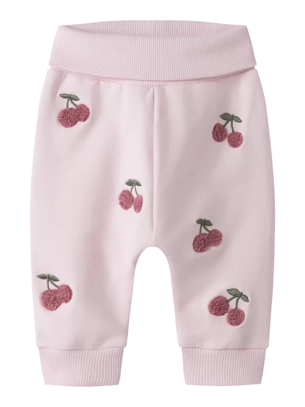 NAME IT NbfFairy light sweat pant vauvan kevyet collegehousut kirsikat Cradle Pink Cherry