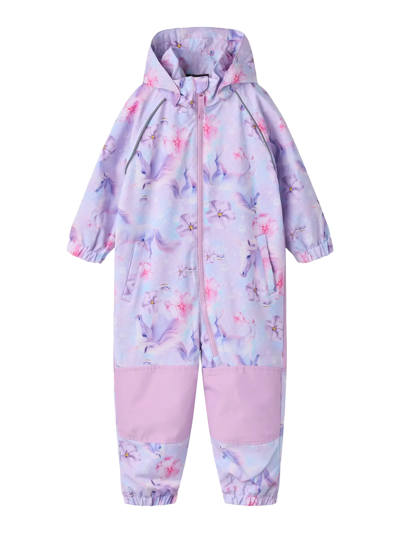 NAME IT NmfAlfa kevyt ja taipuisa välikausihaalari vahvistetuilla polvi/peppupaikoilla Violet Tulle Unicorns