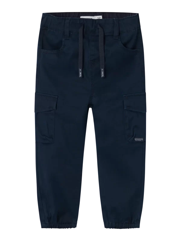 NAME IT NmmBen Cargo pants housut twill Navy Blazer
