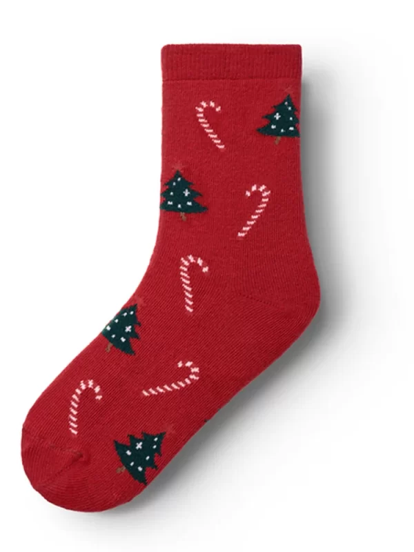 NAME IT NknpChristmas socks joulusukat Jester Red